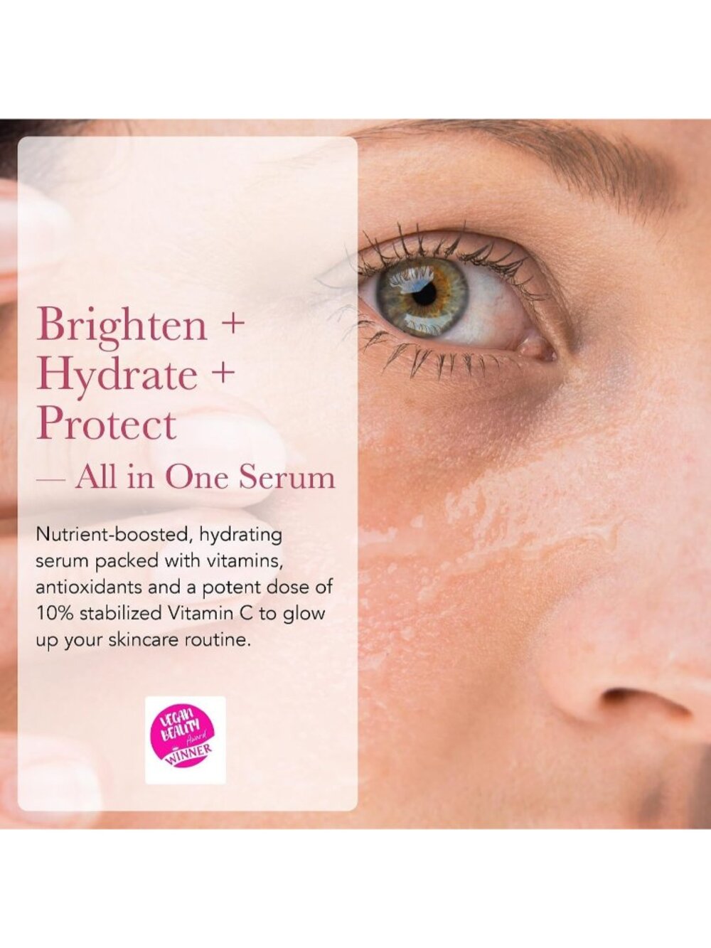 100% PURE Cosmetics Vitamin C Serum Brightening Anti-Aging Face Serum New - Picture 6 of 6